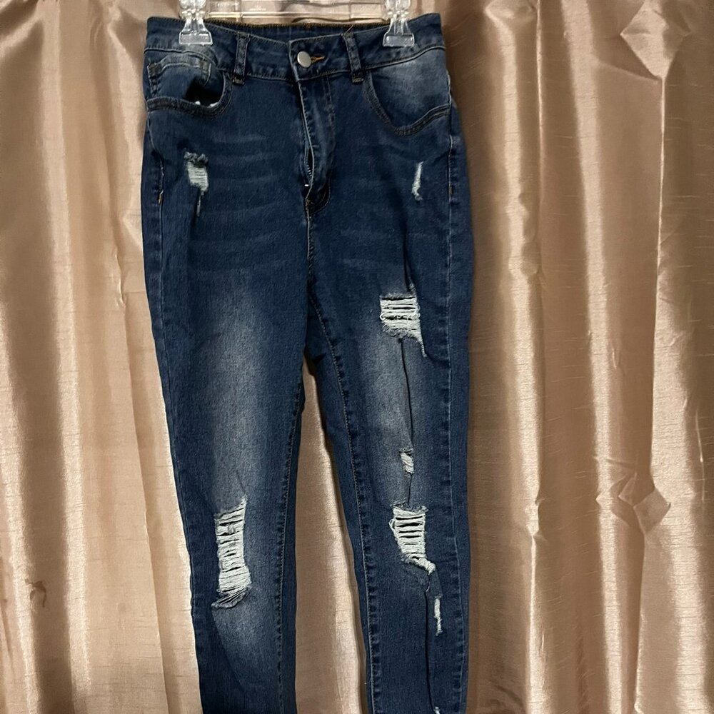 Blue Ripped Jeans